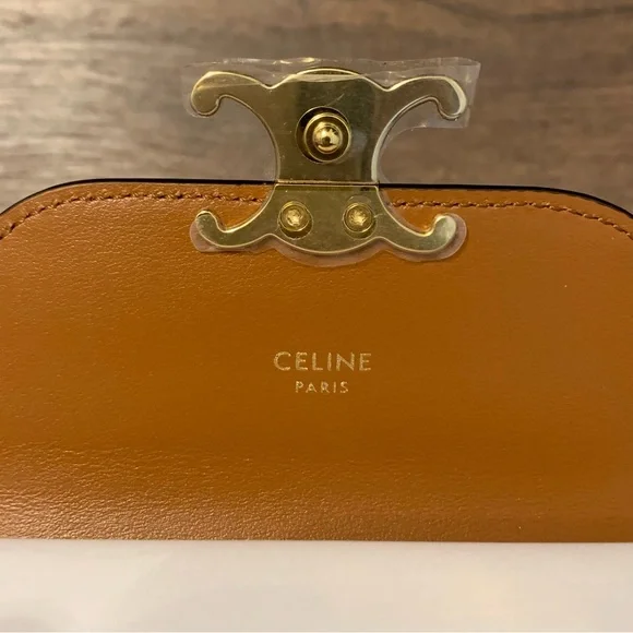 ❌SOLD❌ Celine Small Wallet Triomphe in Triomphe Canvas Tan - Picture 8 of 13